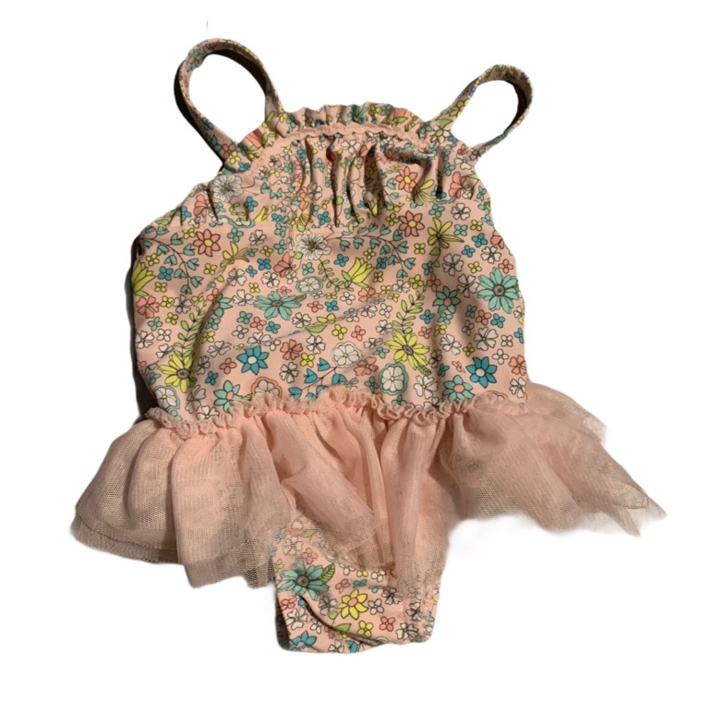 Toddler girl’s swimsuit with tutu